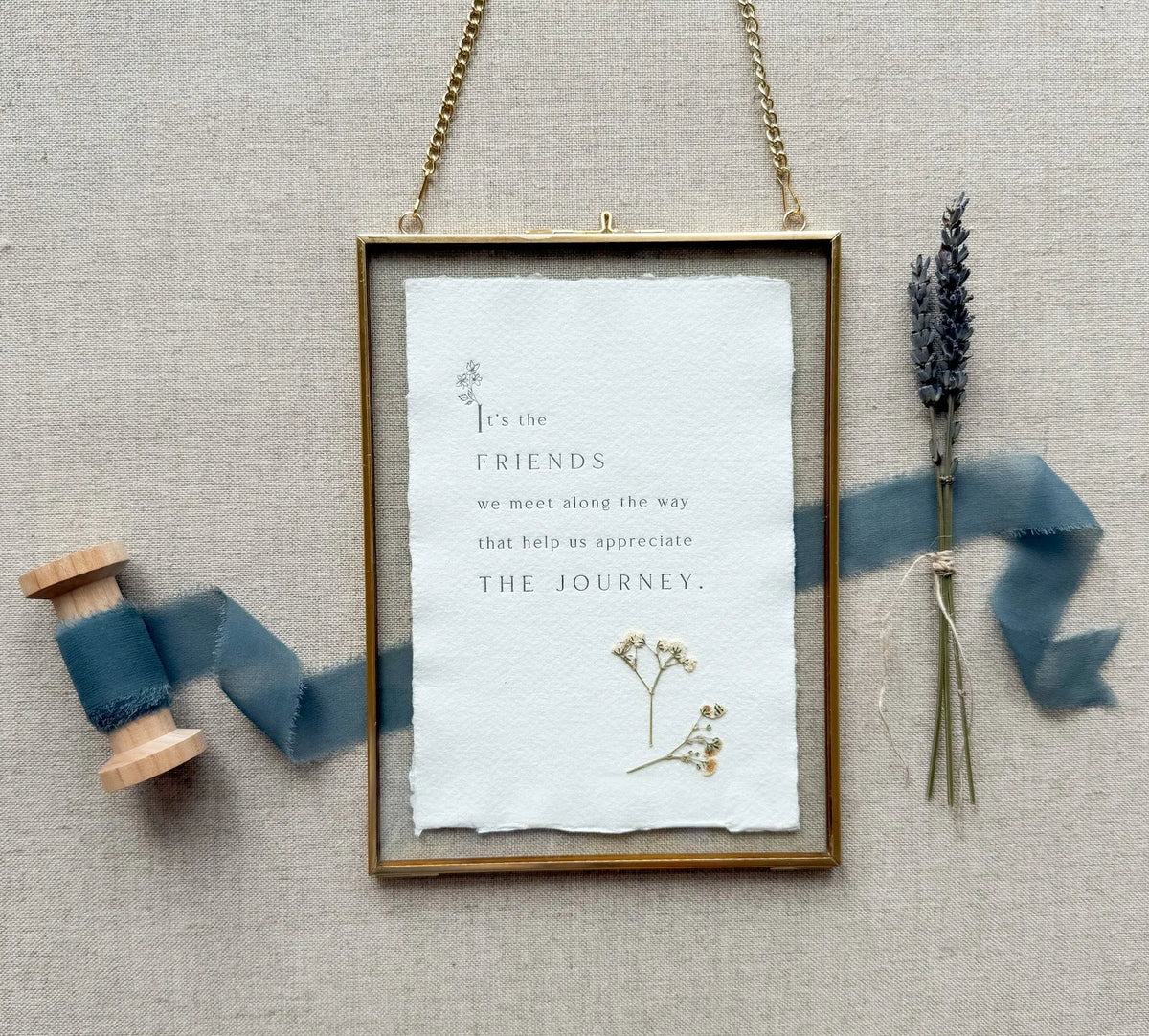 Friendship // Letterpress Print Jen Simpson Design, LLC
