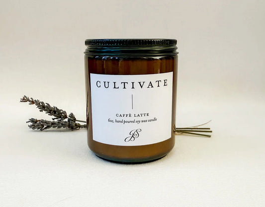 C U L T I V A T E // Hand Poured Soy Wax Candle Jen Simpson Design, LLC