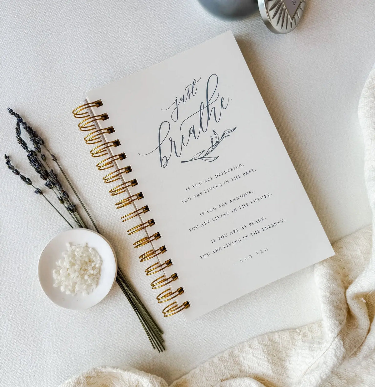 Just Breathe // Anxiety Journal Jen Simpson Design, LLC