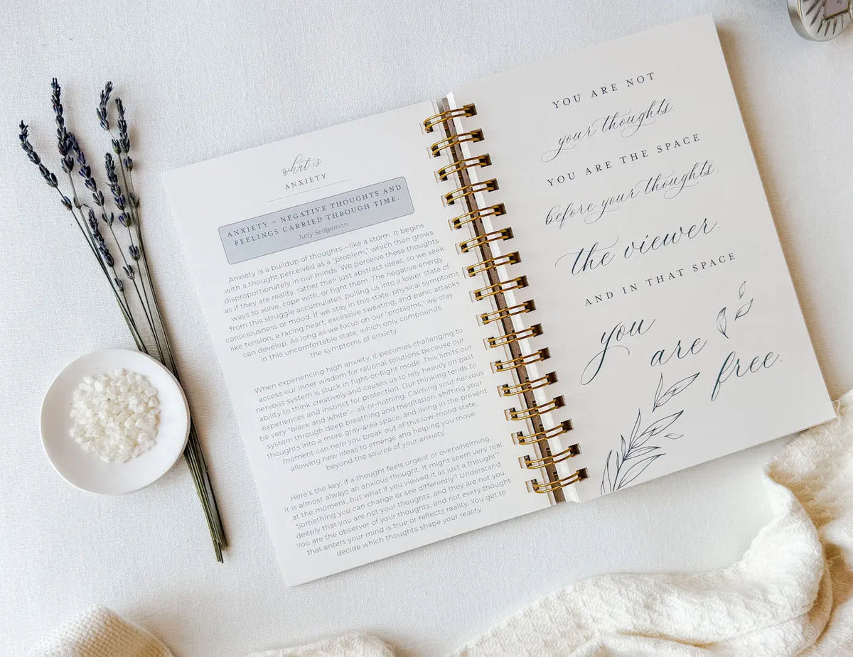 Just Breathe // Anxiety Journal Jen Simpson Design, LLC