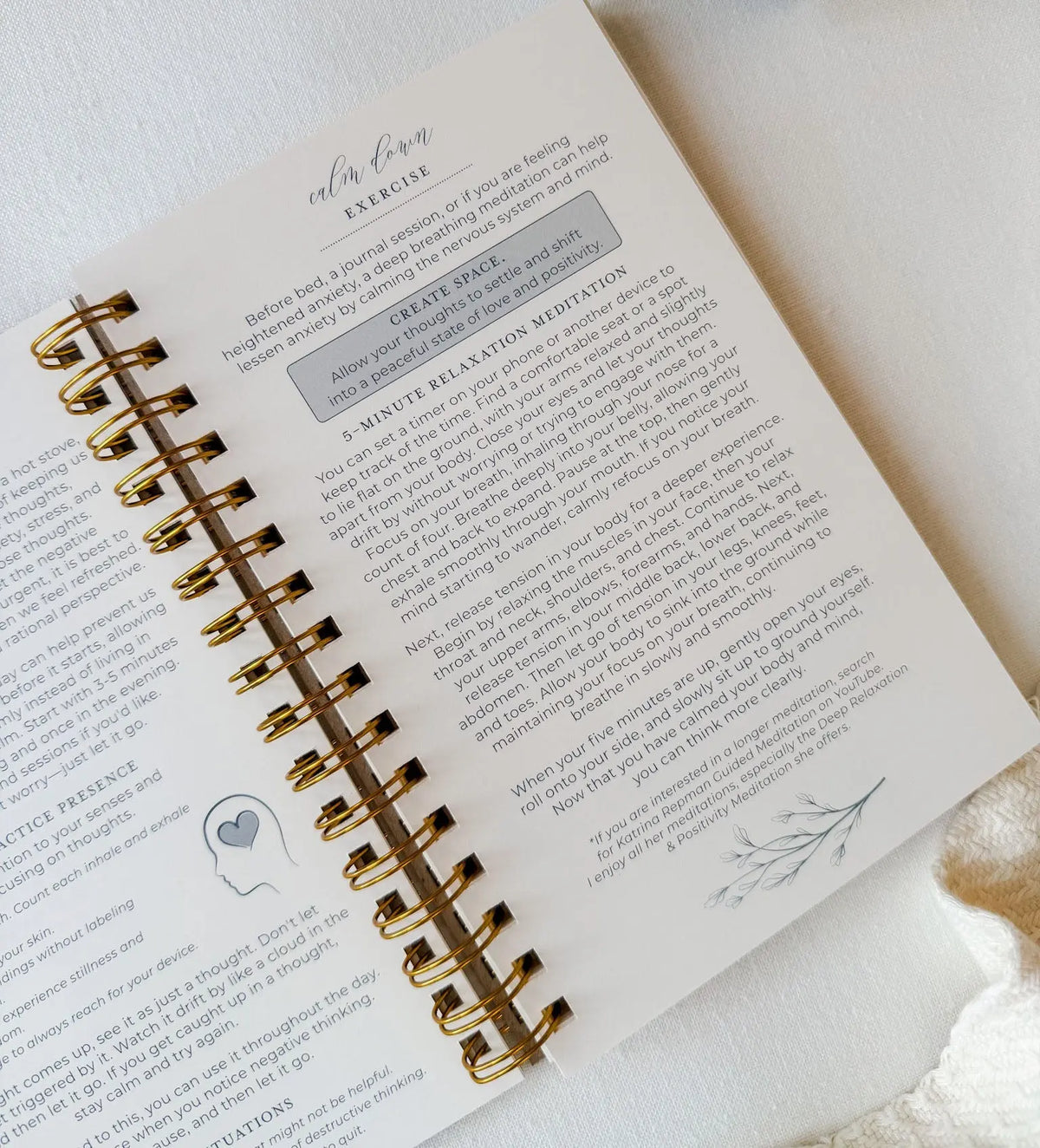 Just Breathe // Anxiety Journal Jen Simpson Design, LLC