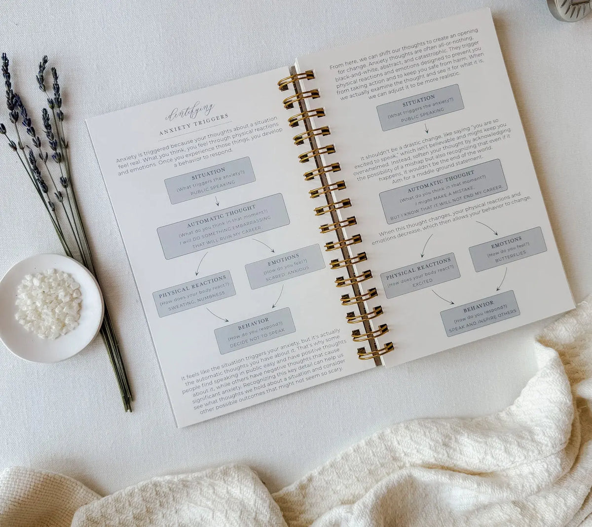 Just Breathe // Anxiety Journal Jen Simpson Design, LLC