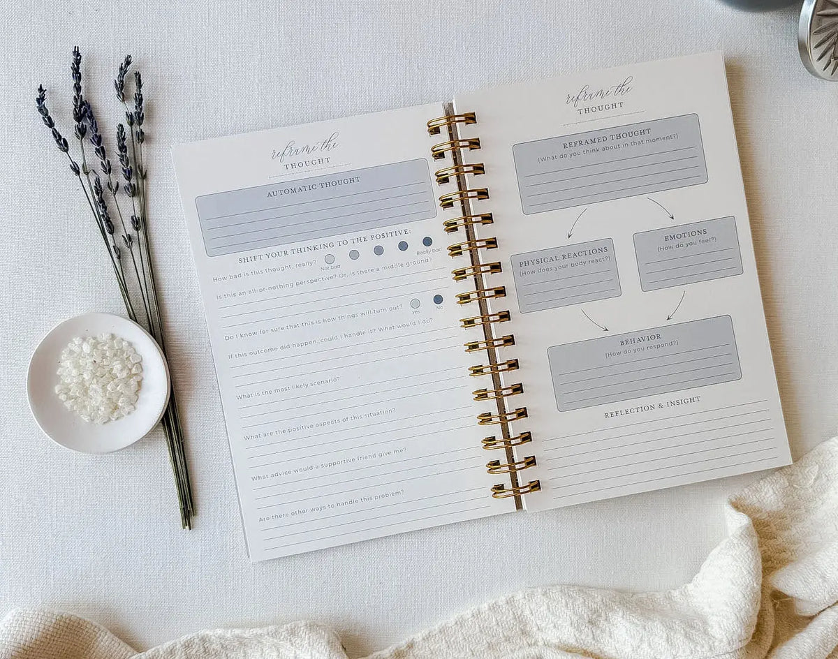 Just Breathe // Anxiety Journal Jen Simpson Design, LLC