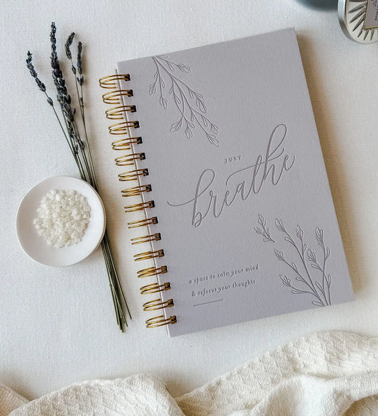 Just Breathe // Anxiety Journal Jen Simpson Design, LLC