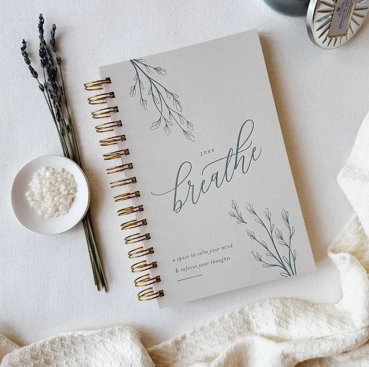 Just Breathe // Anxiety Journal Jen Simpson Design, LLC