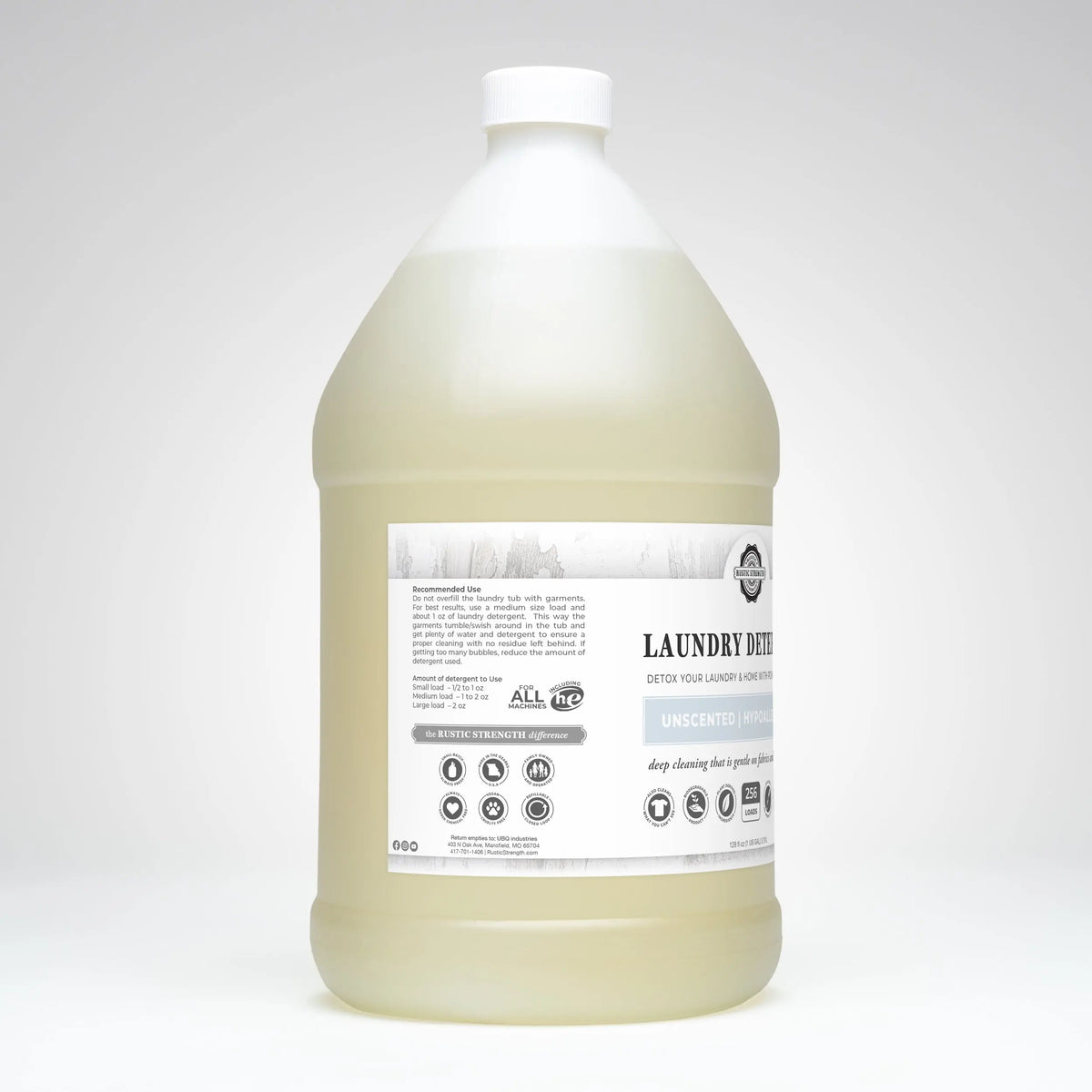 Laundry Detergent | Unscented Rustic Strength