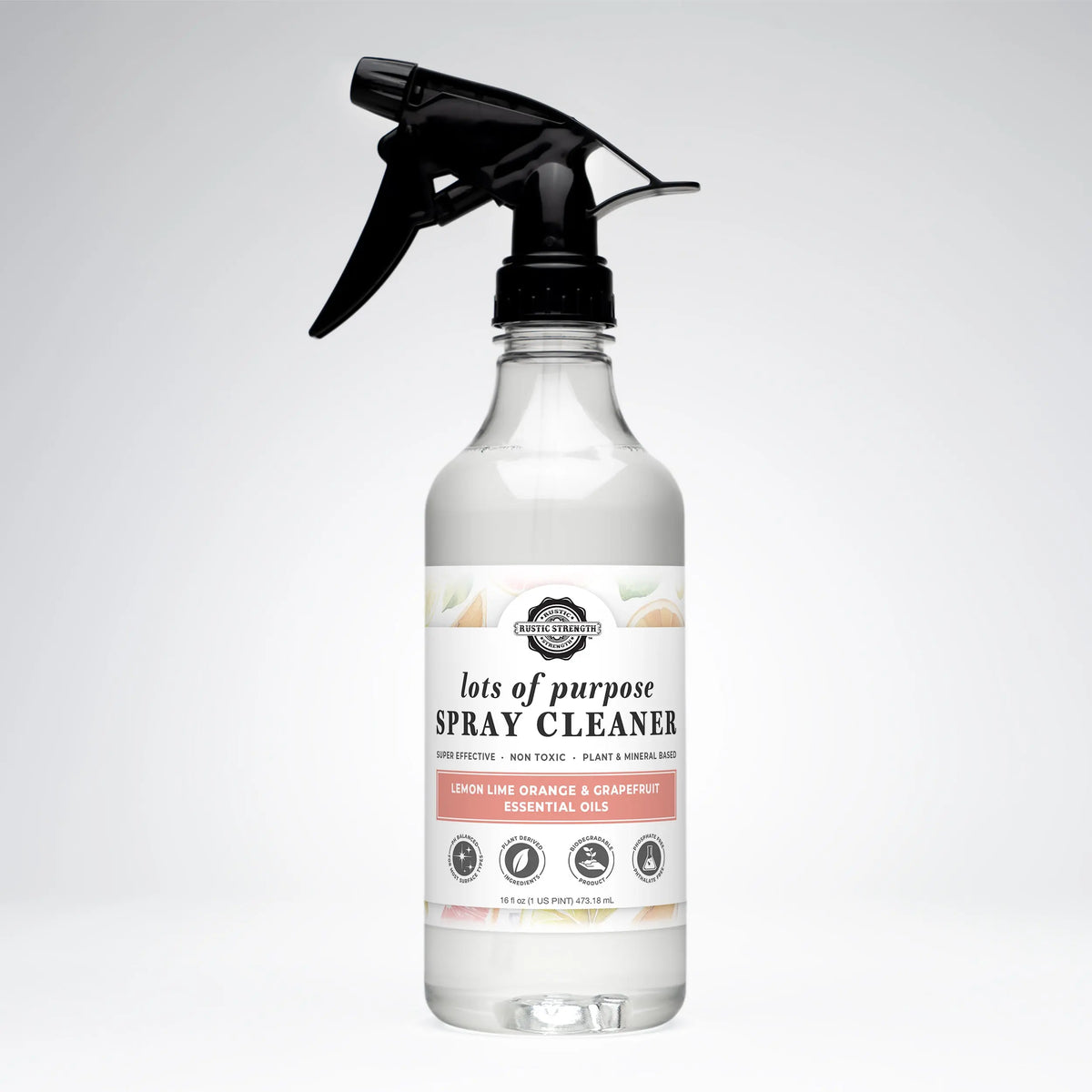 Lots of Purpose Spray Cleaner | Lemon, Lime, Orange & Grapefruit Rustic Strength