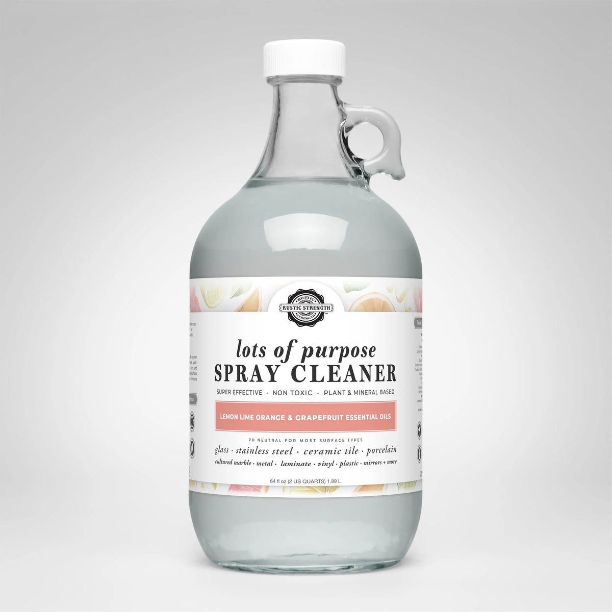 Lots of Purpose Spray Cleaner | Lemon, Lime, Orange & Grapefruit Rustic Strength