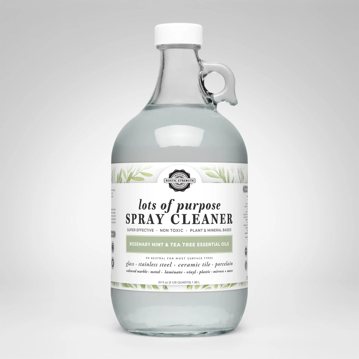 Lots of Purpose Spray Cleaner | Rosemary, Mint & Tea Tree Rustic Strength