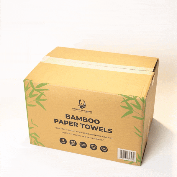 Panda Eco Paper | Bamboo Paper Towel Sample Rustic Strength