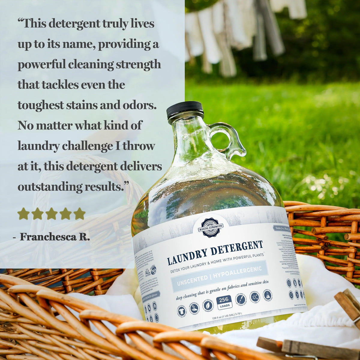 Laundry Detergent | Unscented Rustic Strength