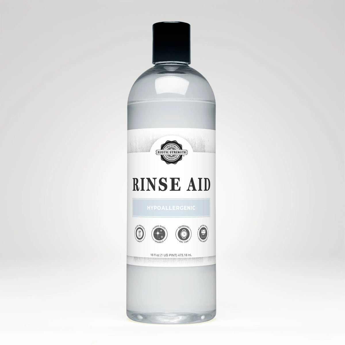 Rinse Aid for Automatic Dishwashers | Unscented Rustic Strength