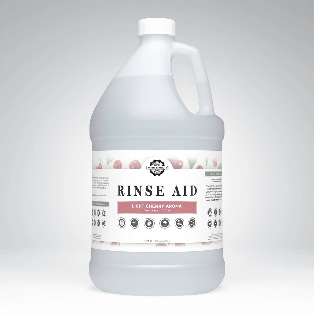 Rinse Aid for Automatic Dishwashers | Light Cherry Rustic Strength