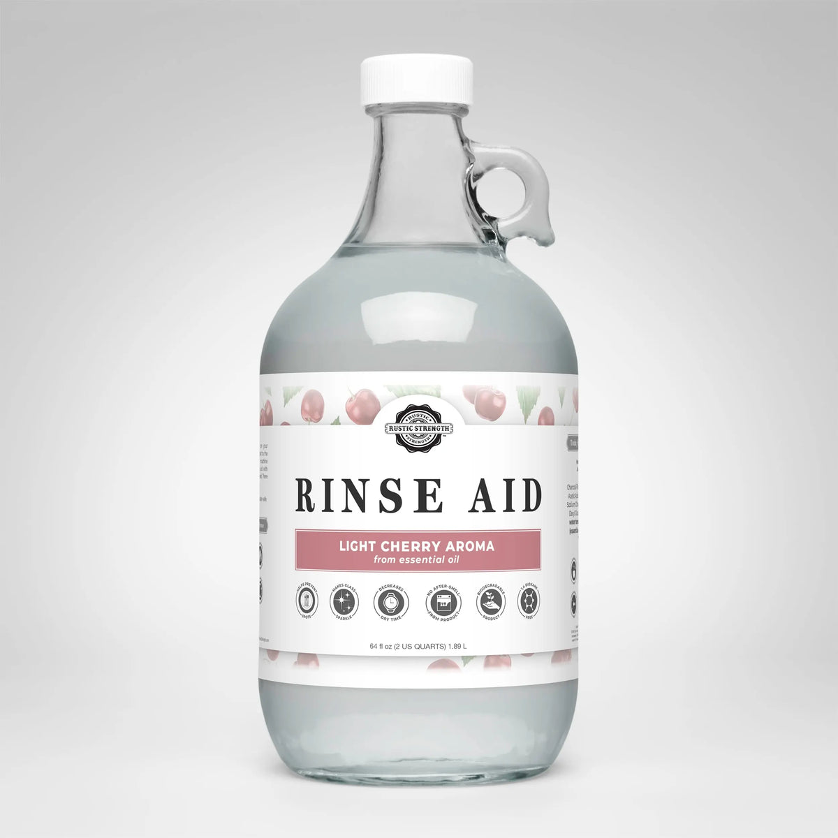Rinse Aid for Automatic Dishwashers | Light Cherry Rustic Strength