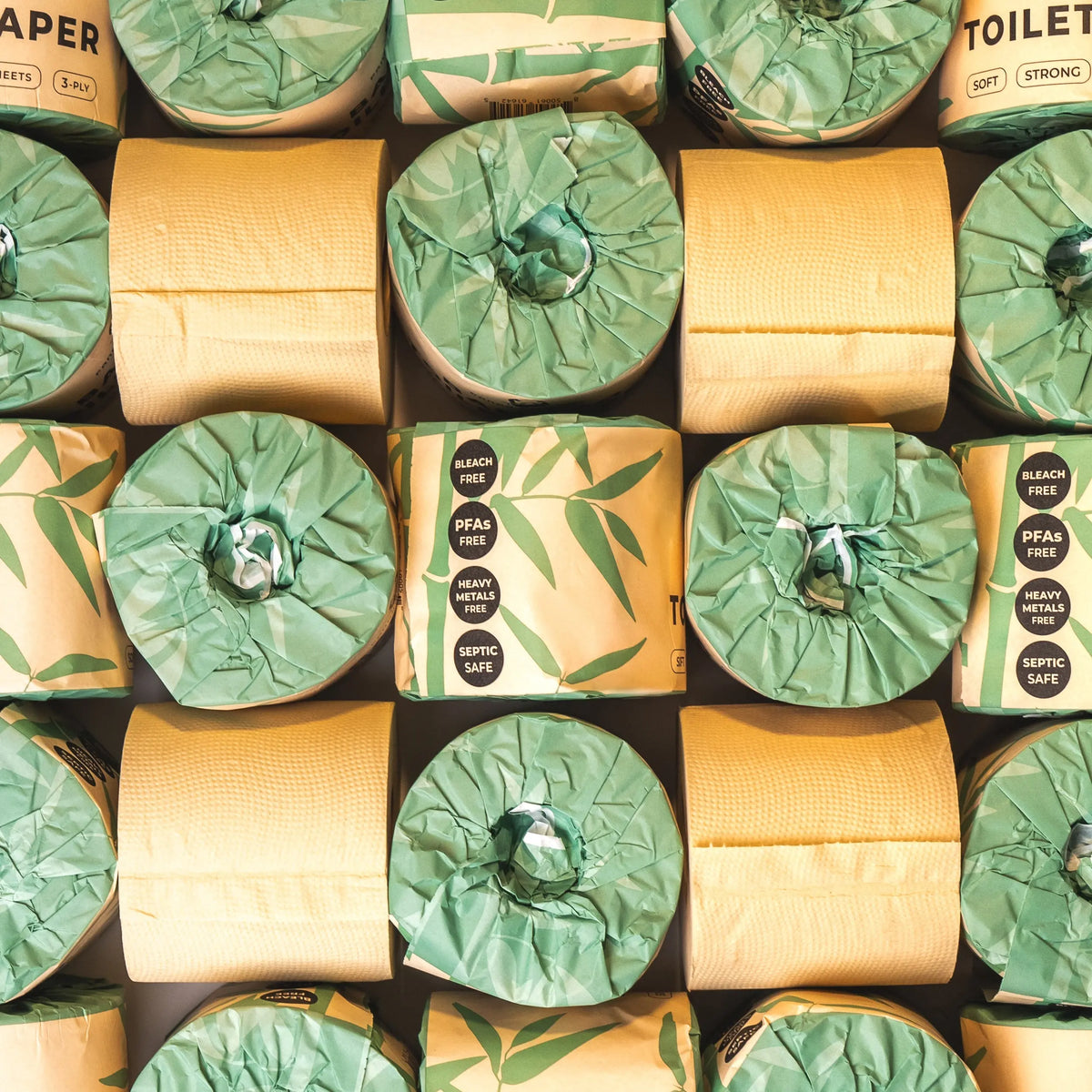 Panda Eco Paper | Bamboo Toilet Paper Rustic Strength