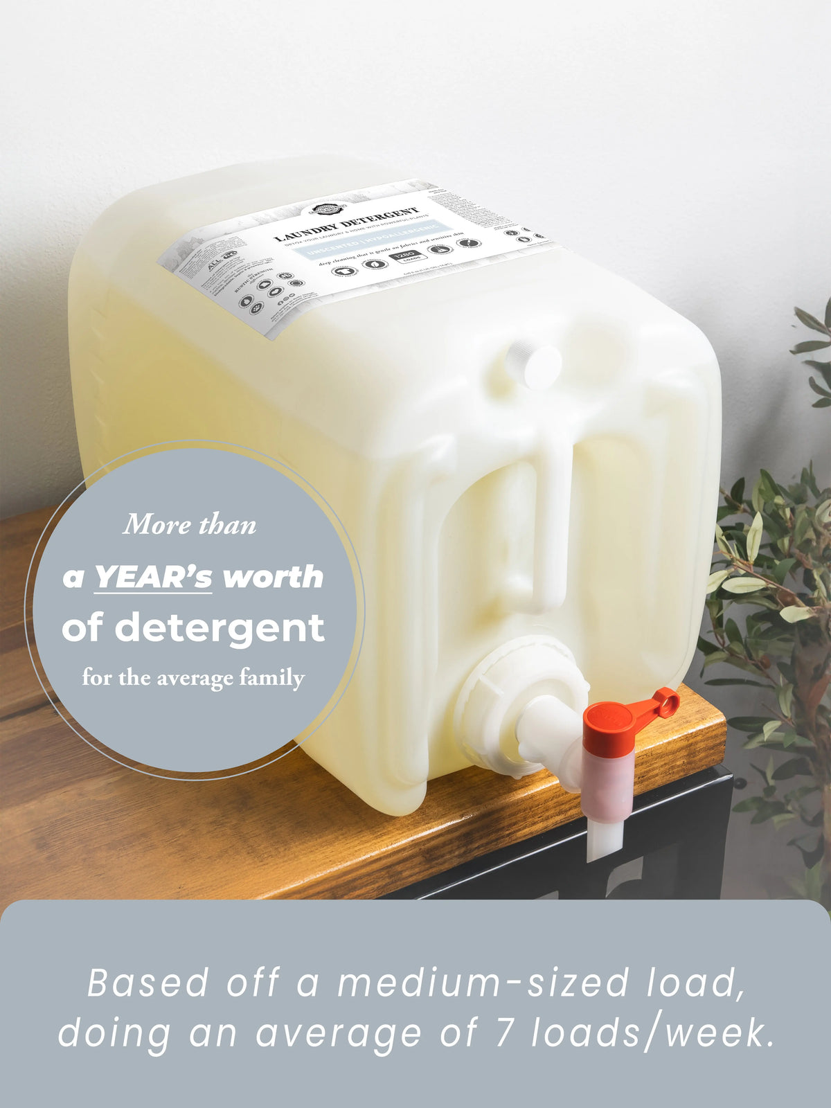 Laundry Detergent | Unscented Rustic Strength