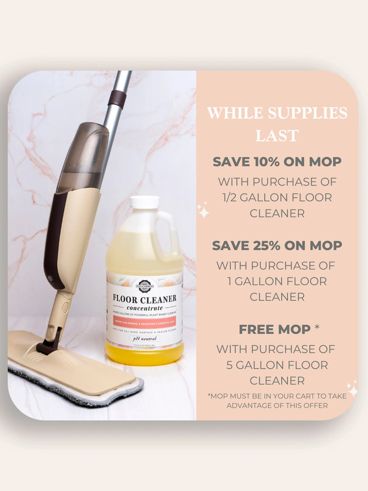 Floor Cleaner Concentrate | Unscented Rustic Strength