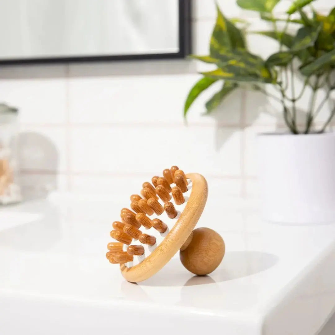 Bamboo Stimulating Scalp Massager Pretty farm girl