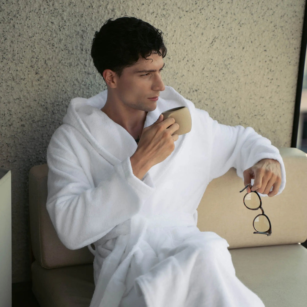Ultraplush Australian Cotton Bathrobe Italic