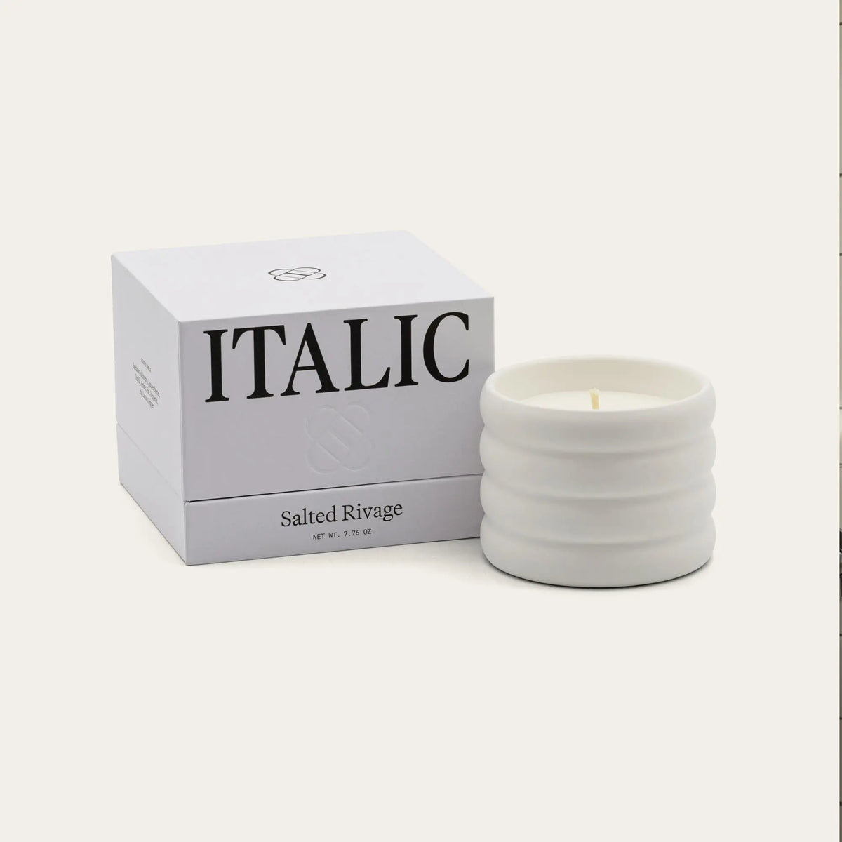 Ceramic Candle Italic