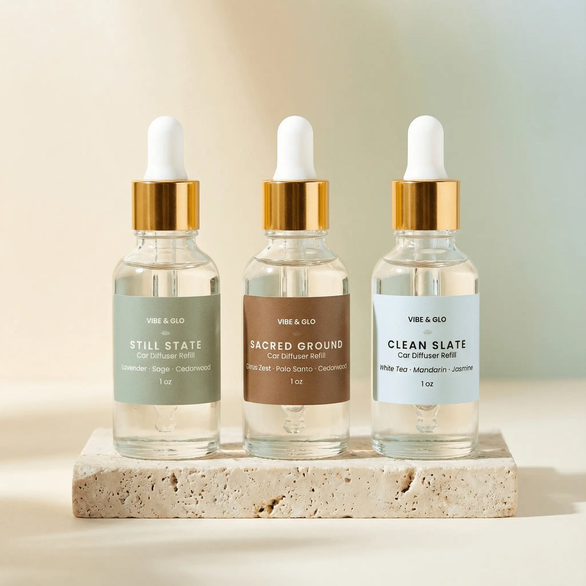Car Diffuser Refill Vibe & Glo Candle Studio