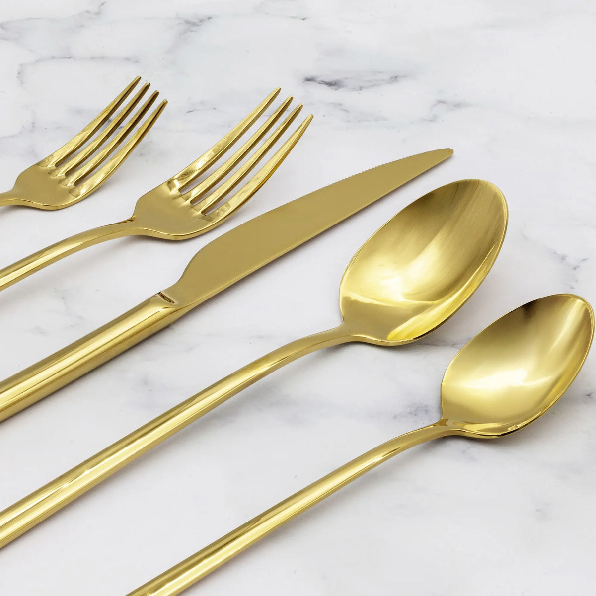 Emilia Mirror 20-Piece Flatware Set Italic