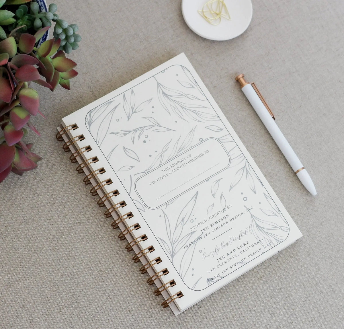 Flourish // Wellness Journal Jen Simpson Design, LLC