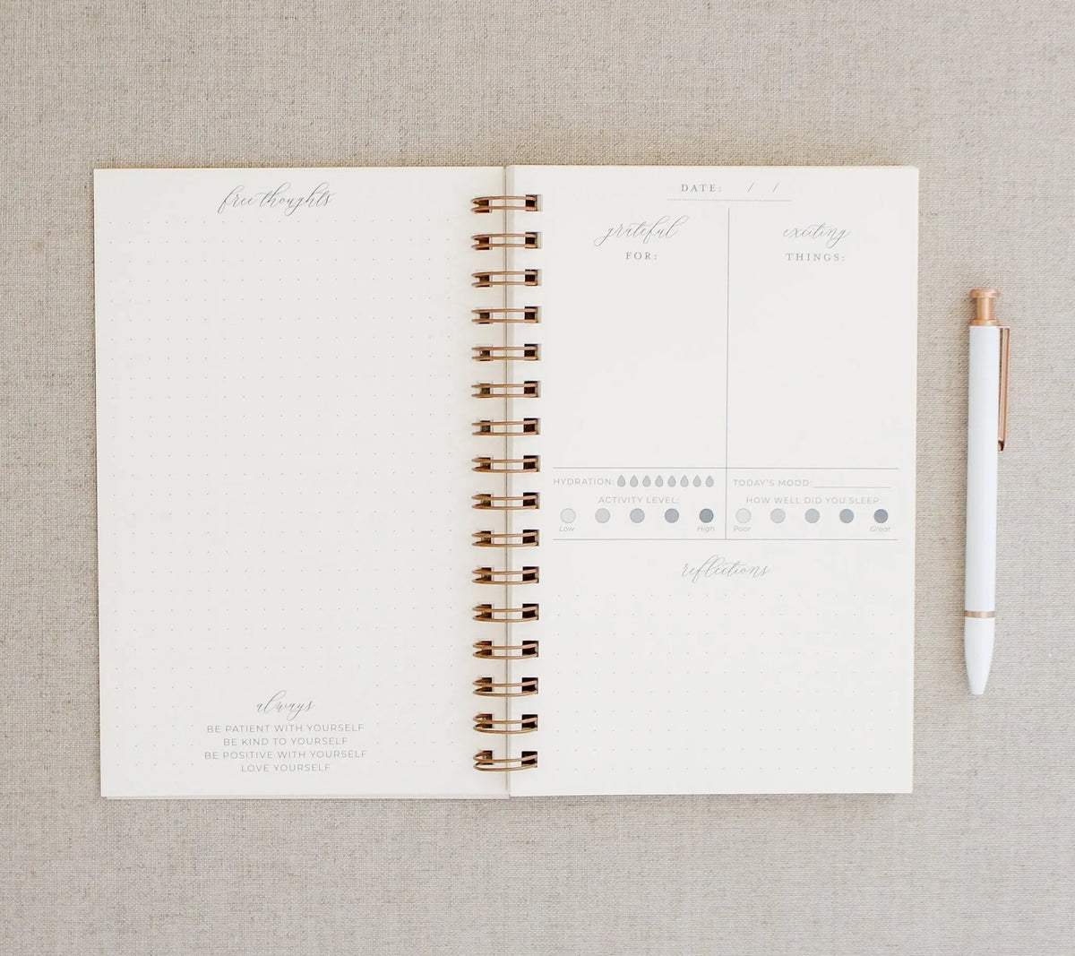 Flourish // Wellness Journal Jen Simpson Design, LLC