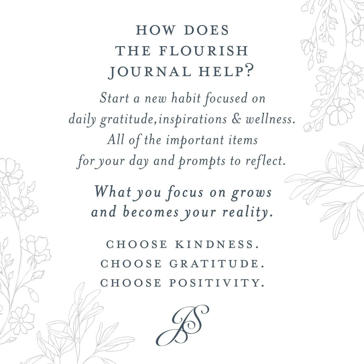 Flourish // Wellness Journal Jen Simpson Design, LLC