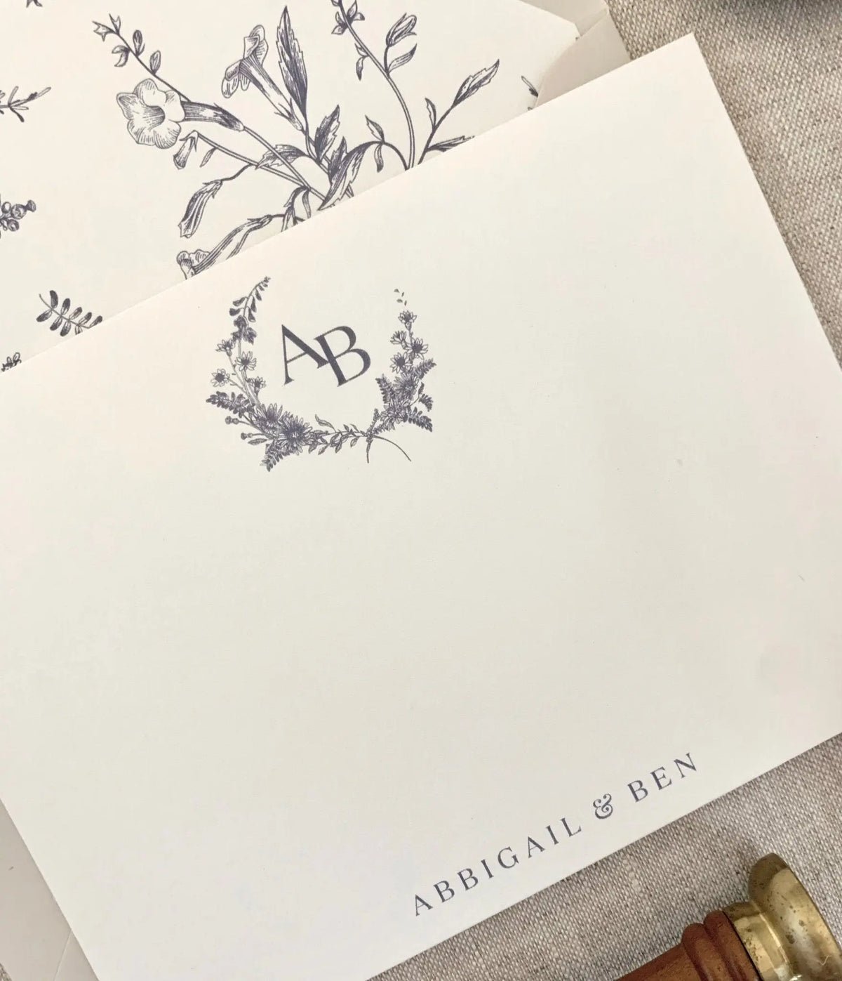 French Provence Set // Personal Stationery Jen Simpson Design, LLC