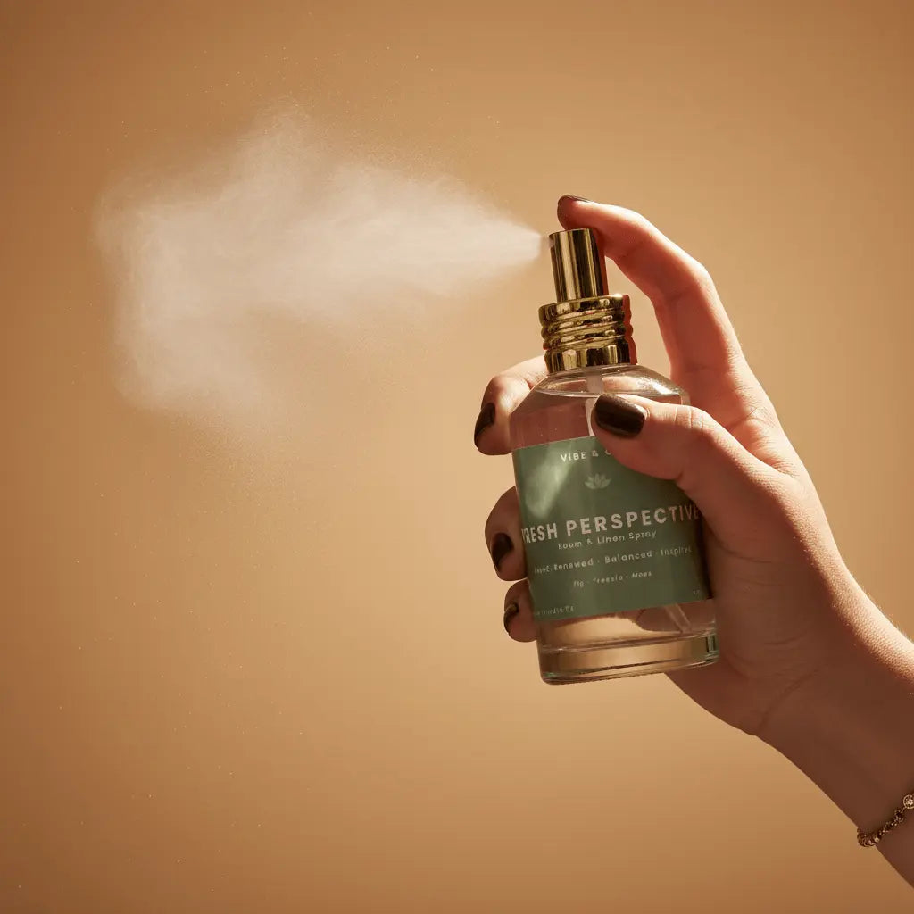 Fresh Perspective – Fig, Freesia, & Moss Room Spray Vibe & Glo Candle Studio