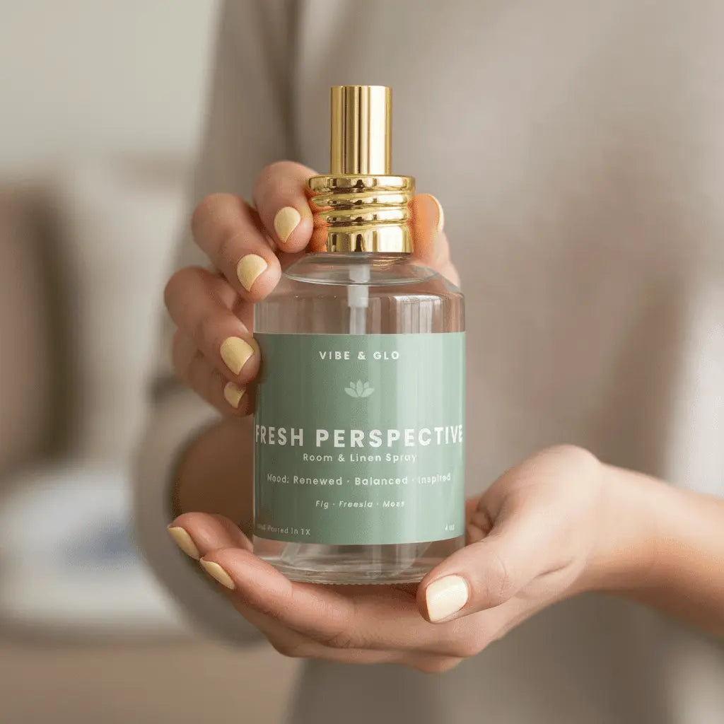 Fresh Perspective – Fig, Freesia, & Moss Room Spray Vibe & Glo Candle Studio