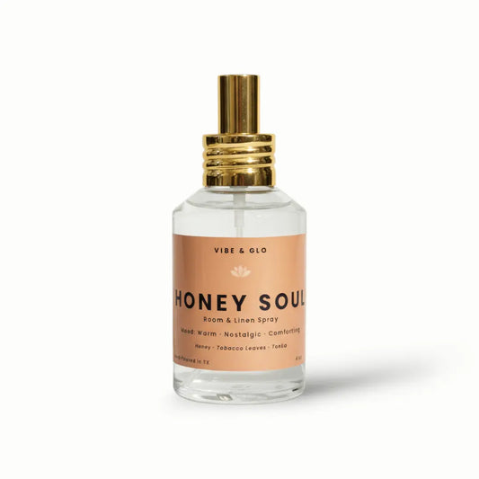 Honey Soul – Honey & Tobacco Room Spray Vibe & Glo Candle Studio