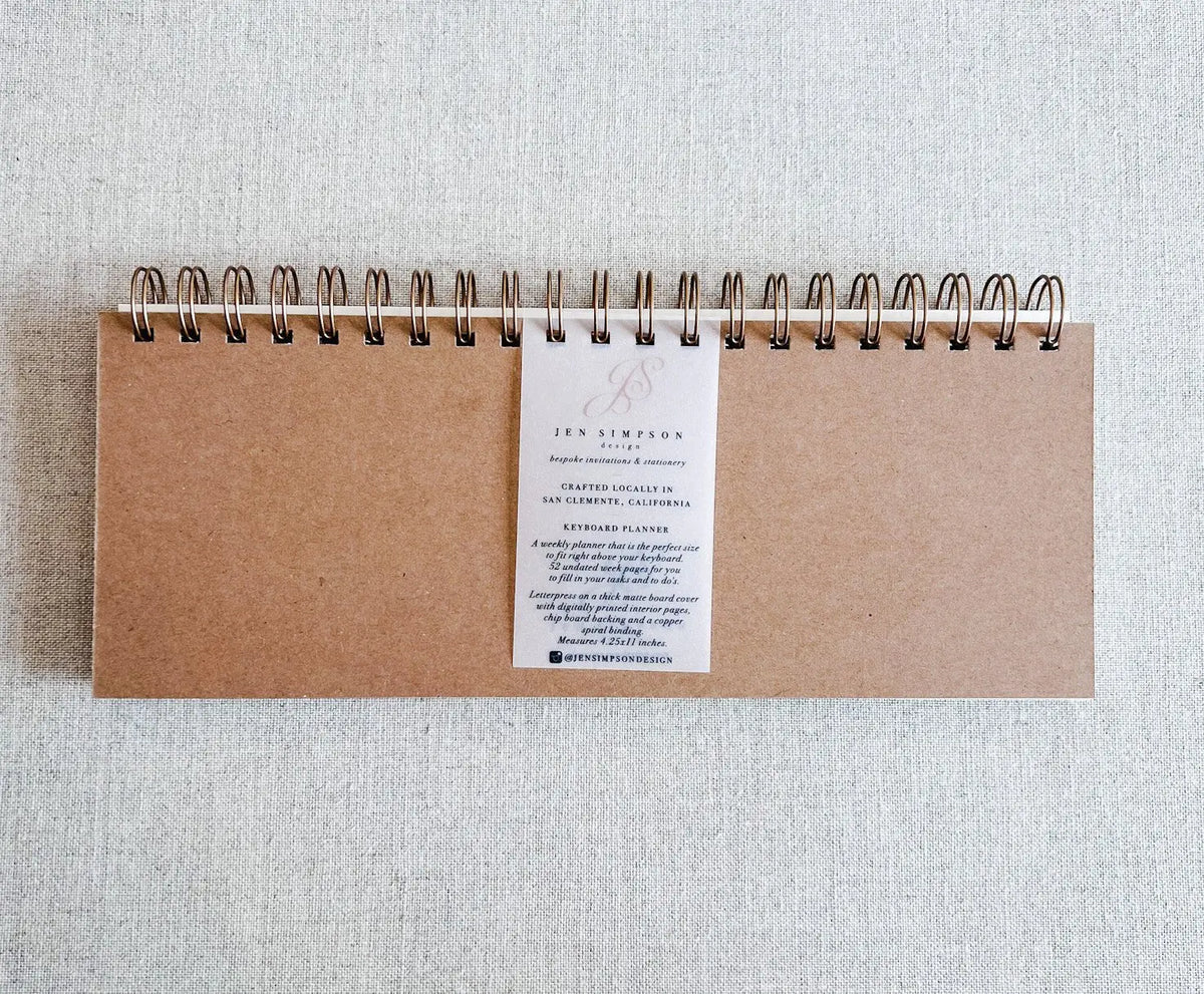 New! Enjoy Now // Keyboard Planner Jen Simpson Design, LLC