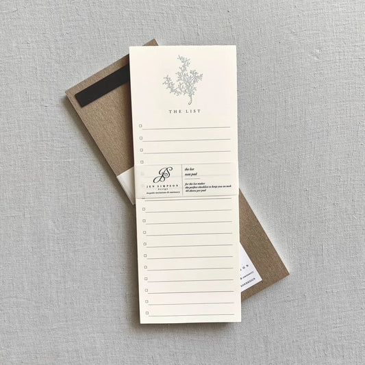 Sea Side Coral // Notepad Jen Simpson Design, LLC