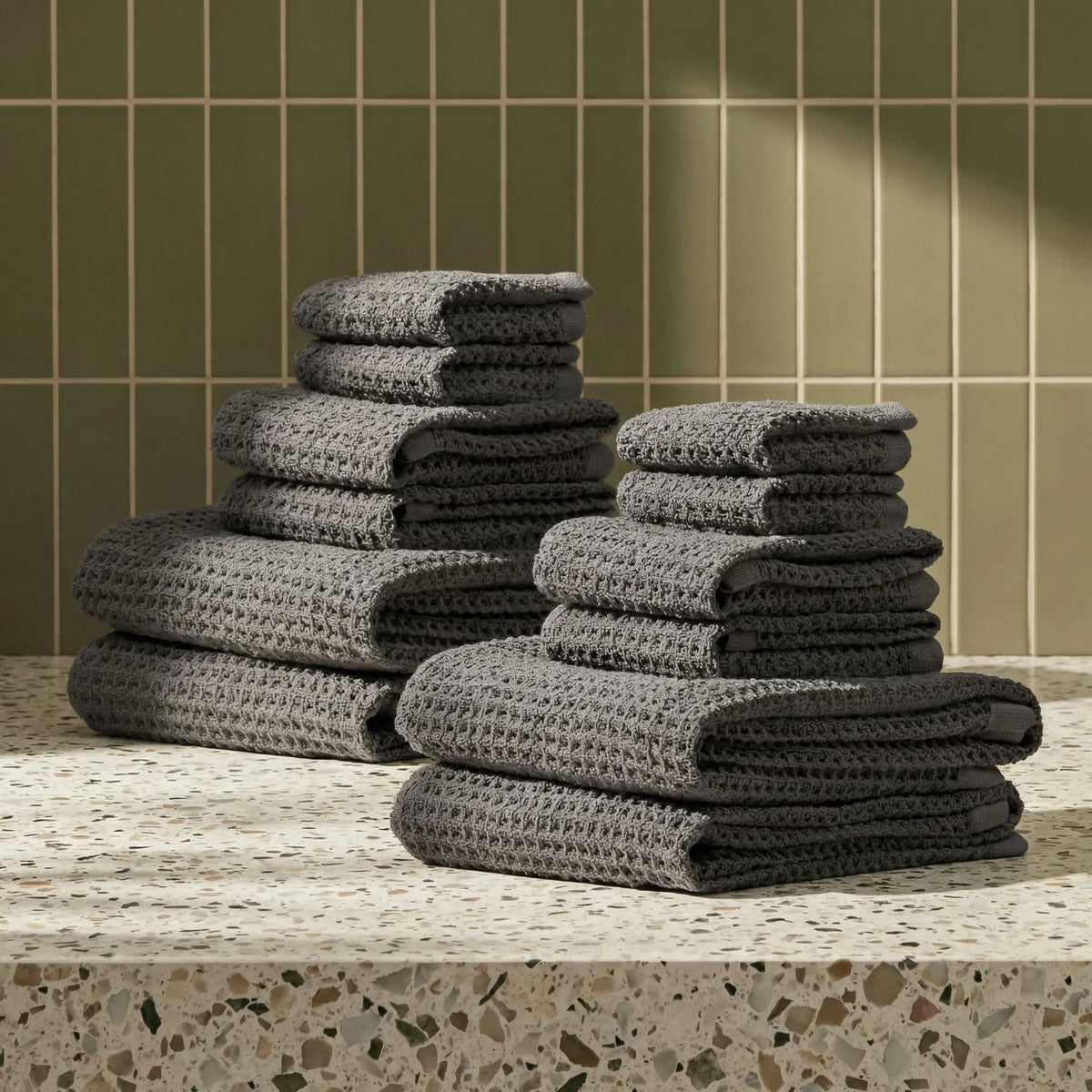 Sedona Waffle Towels Italic
