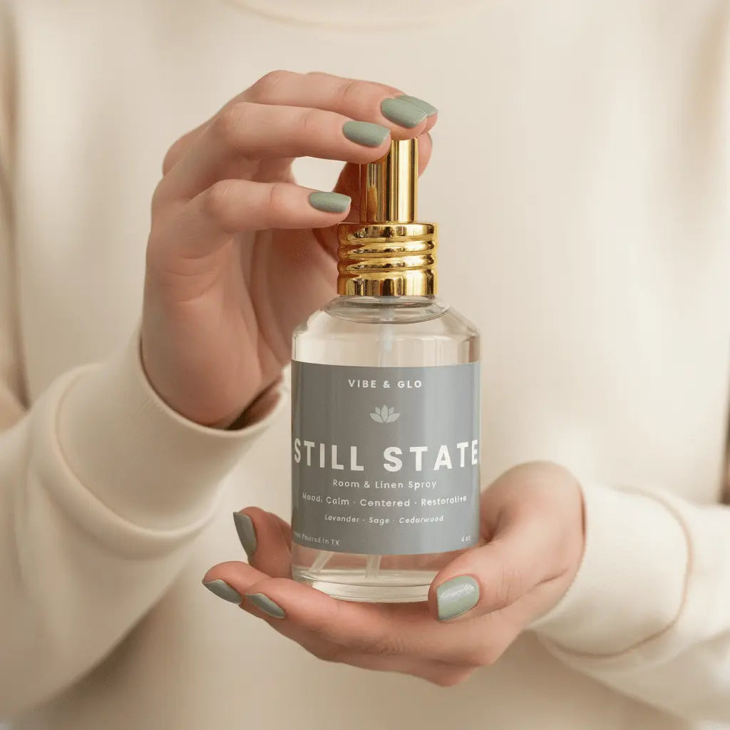 Still State – Lavender & Sage Room Spray Vibe & Glo Candle Studio