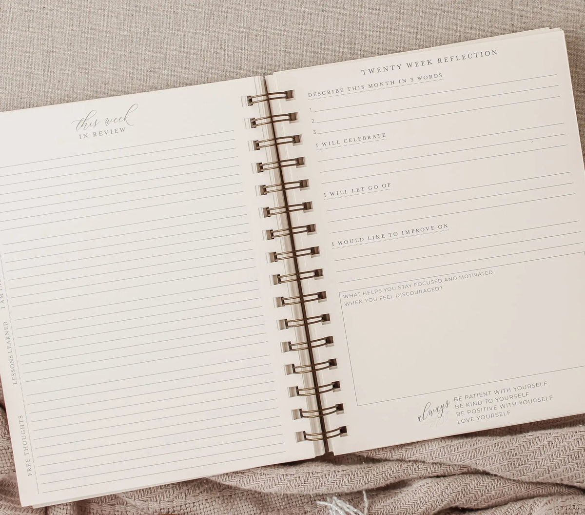 Surround Yourself with Happiness Journal Jen Simpson Design, LLC
