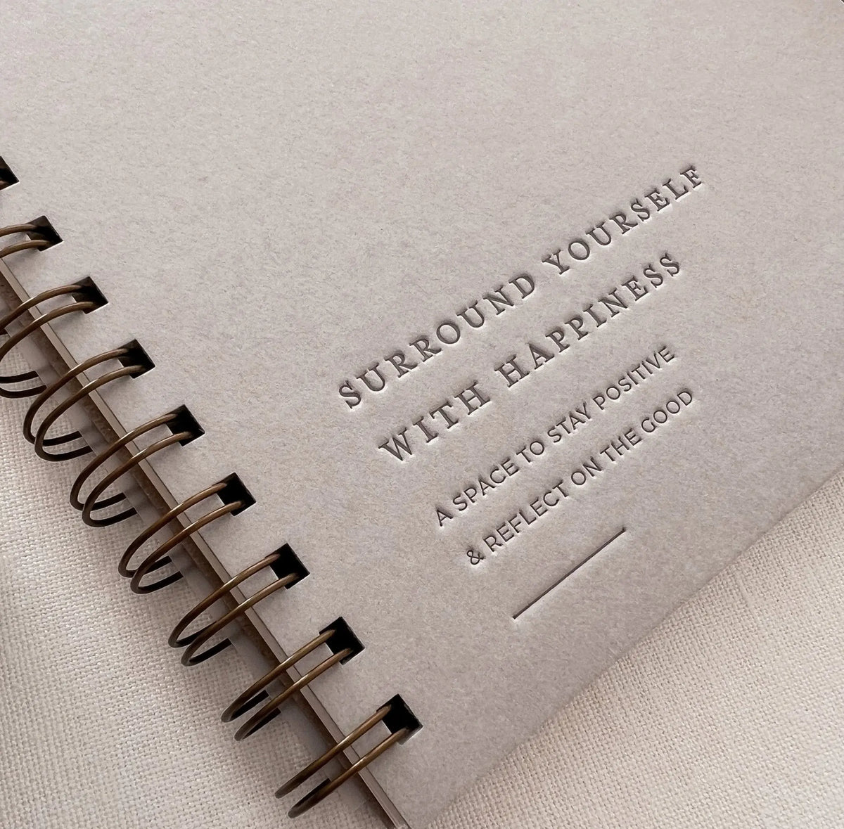 Surround Yourself with Happiness Journal Jen Simpson Design, LLC