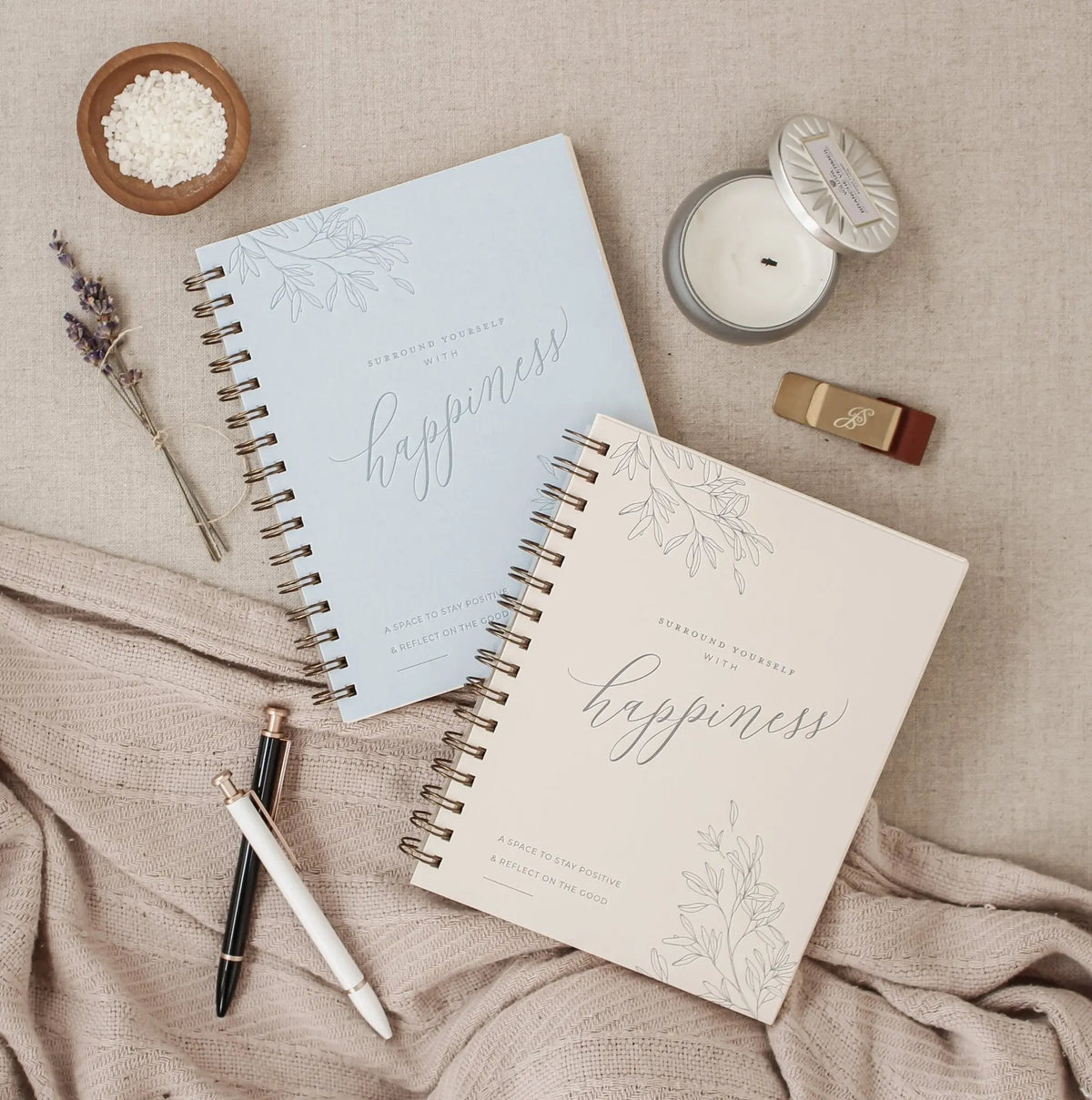 Surround Yourself with Happiness Journal Jen Simpson Design, LLC