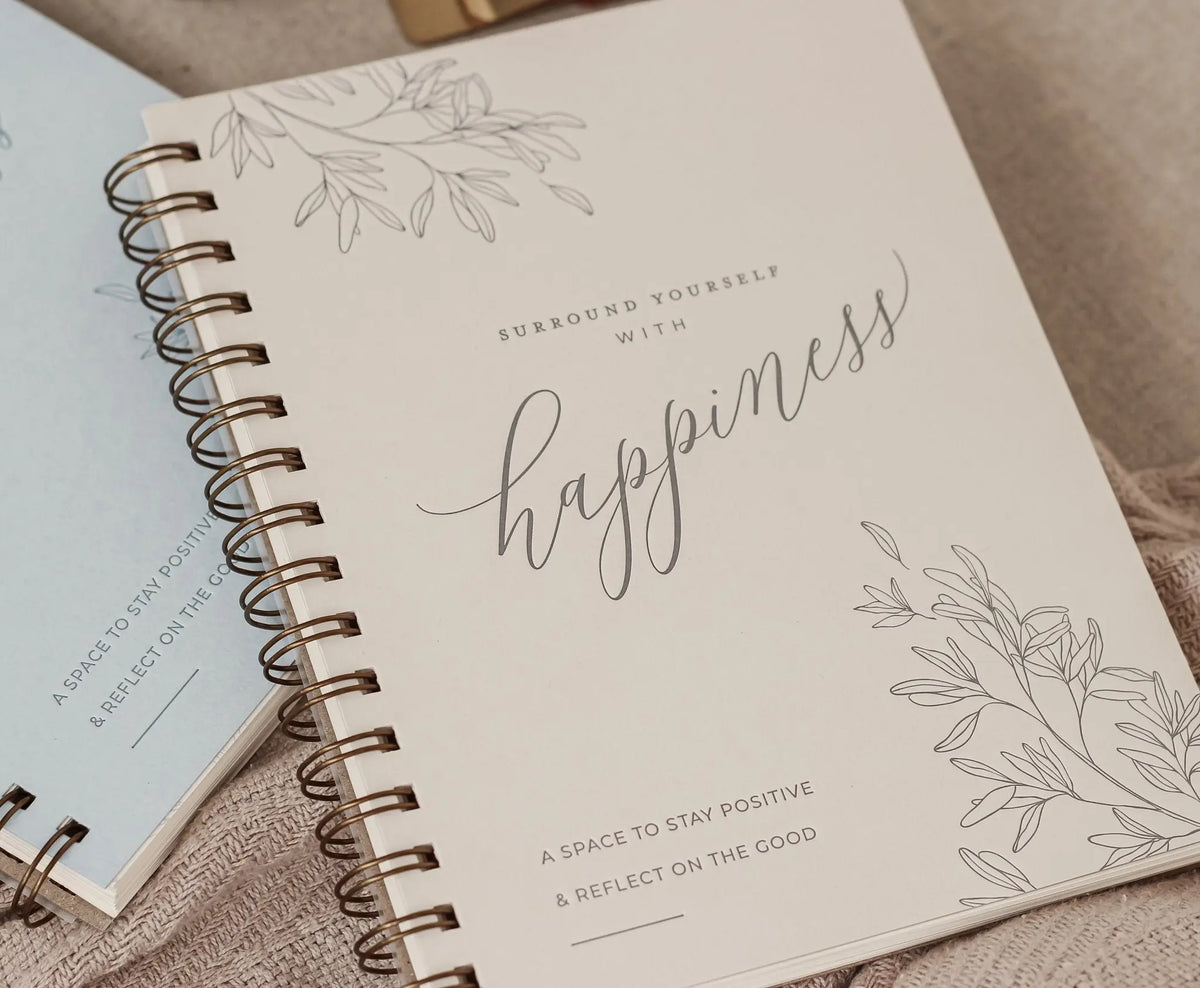 Surround Yourself with Happiness Journal Jen Simpson Design, LLC