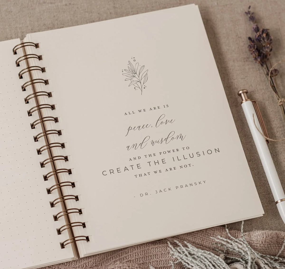 Surround Yourself with Happiness Journal Jen Simpson Design, LLC