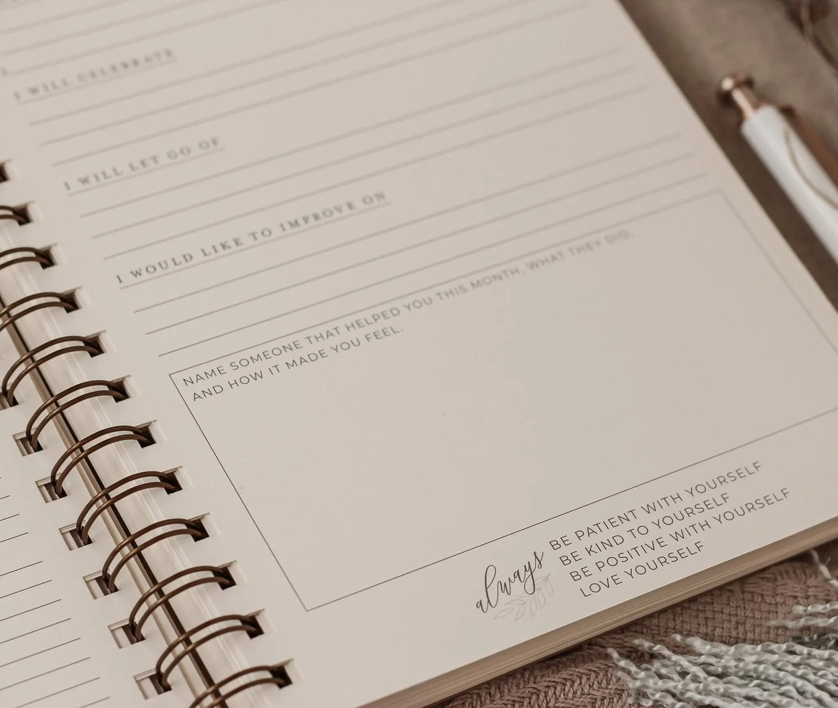 Surround Yourself with Happiness Journal Jen Simpson Design, LLC