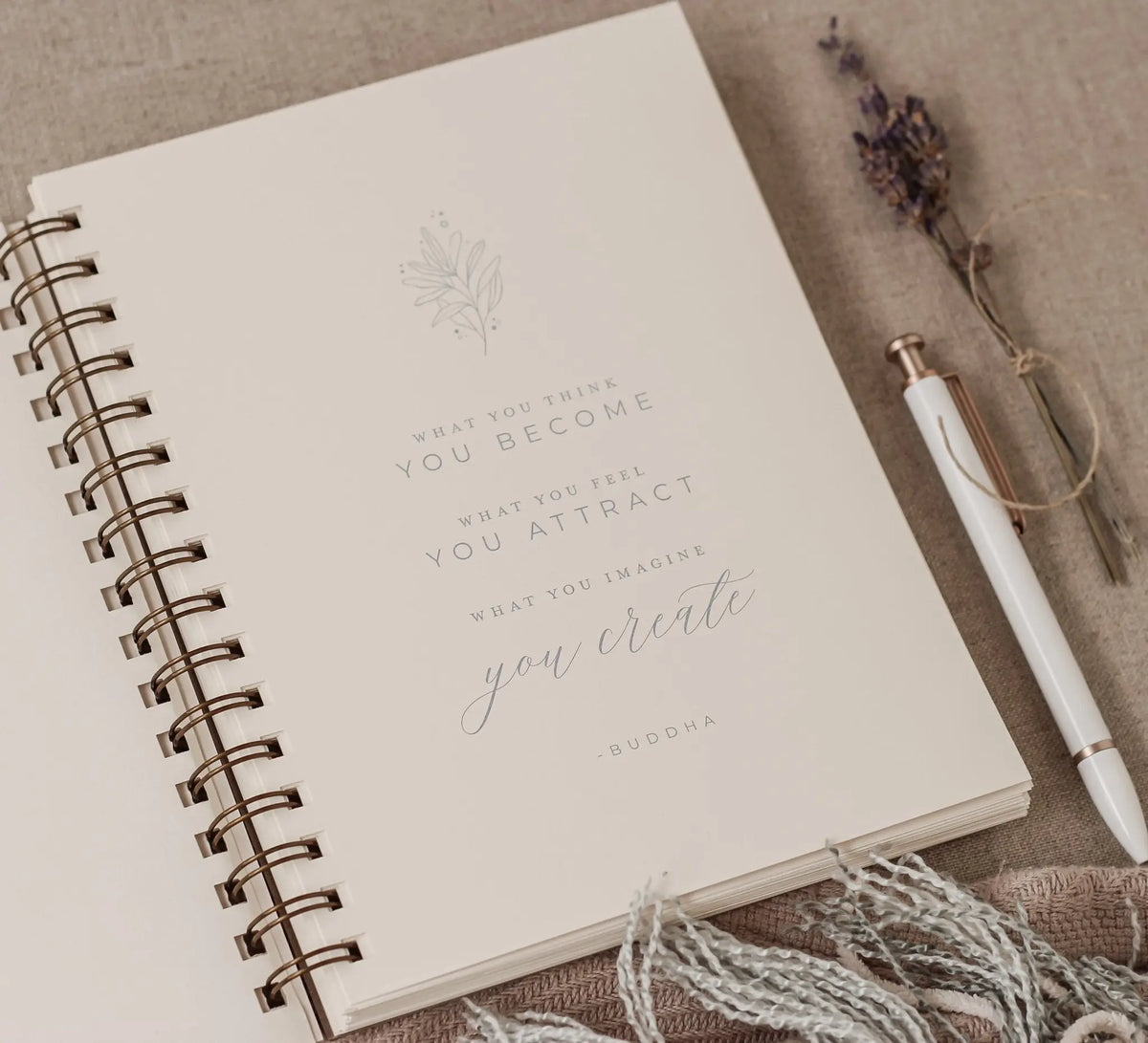 Surround Yourself with Happiness Journal Jen Simpson Design, LLC