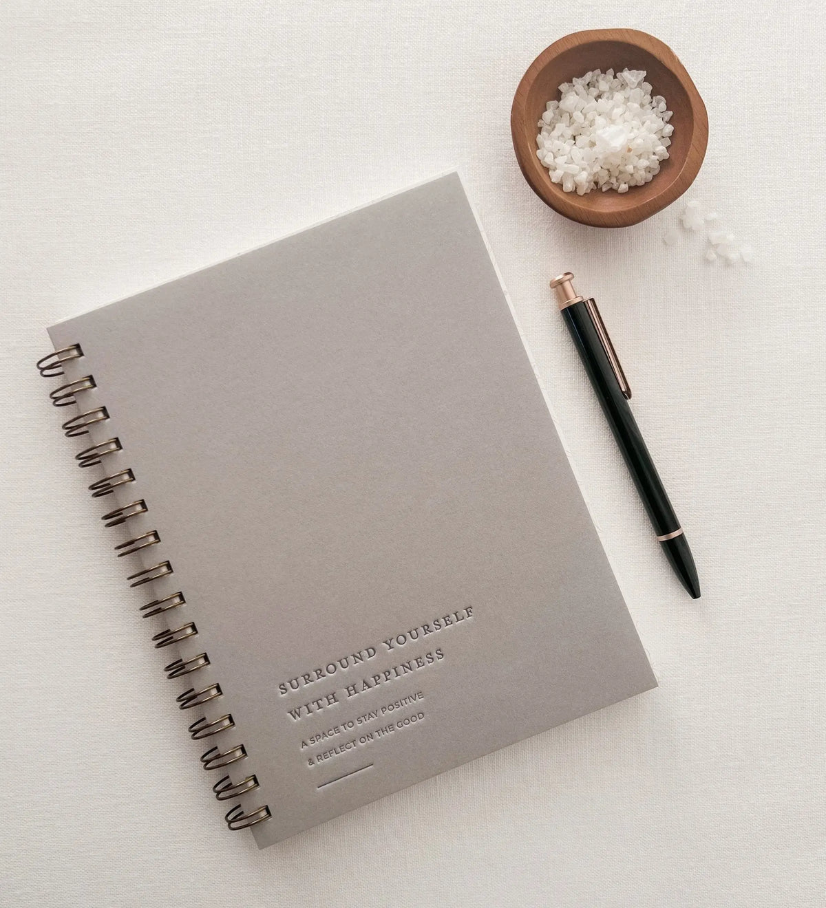 Surround Yourself with Happiness // A Daily Journal to Manifest Happiness, Gratitude, and Personal Growth Jen Simpson Design, LLC