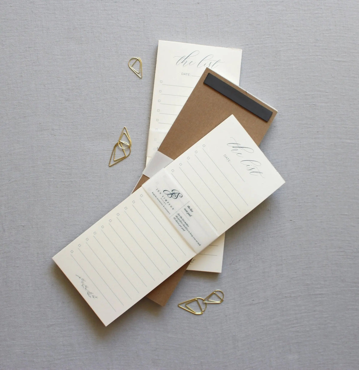 The List // Notepad Jen Simpson Design, LLC