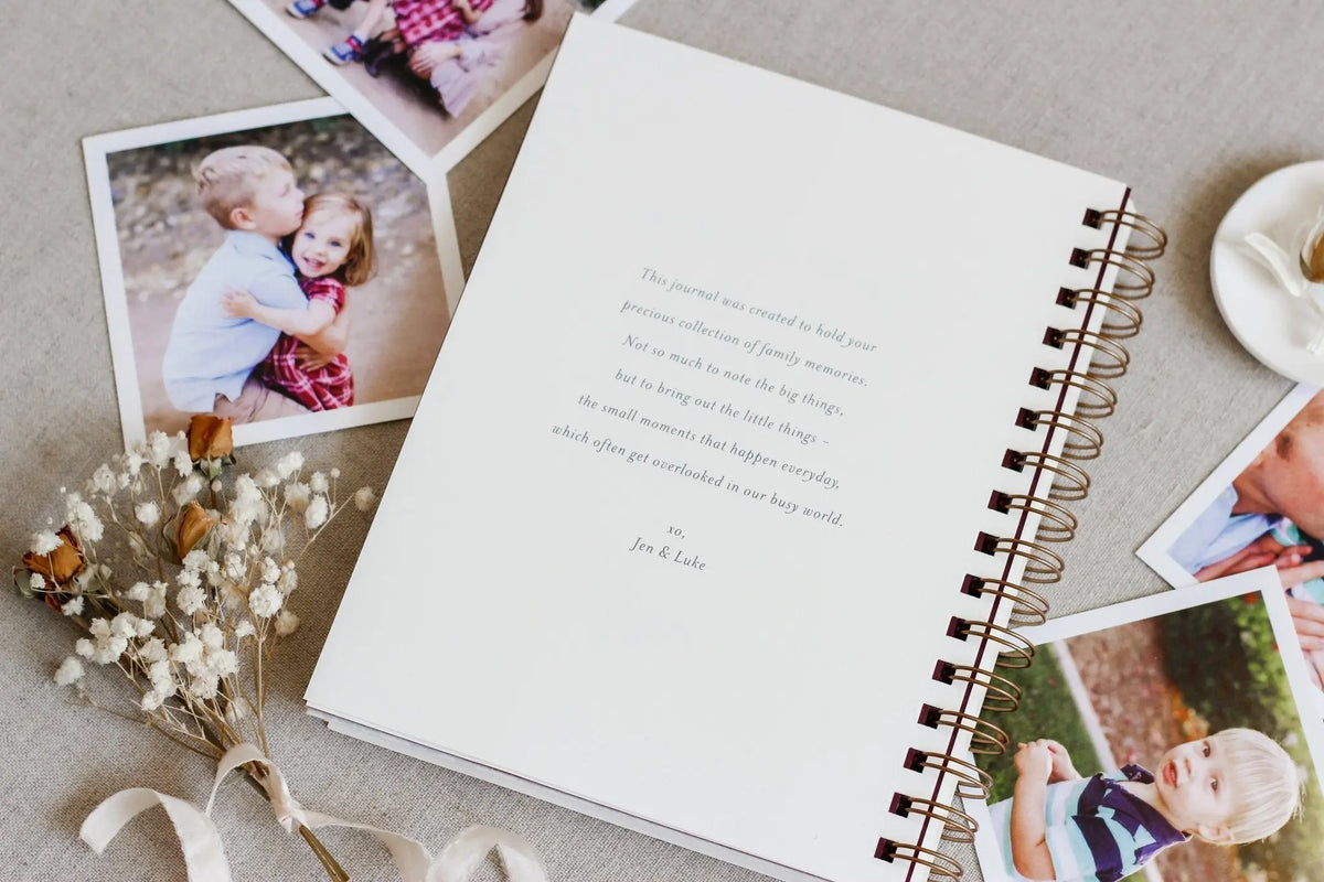 The Little Book of Us // Family Memory Journal Jen Simpson Design, LLC
