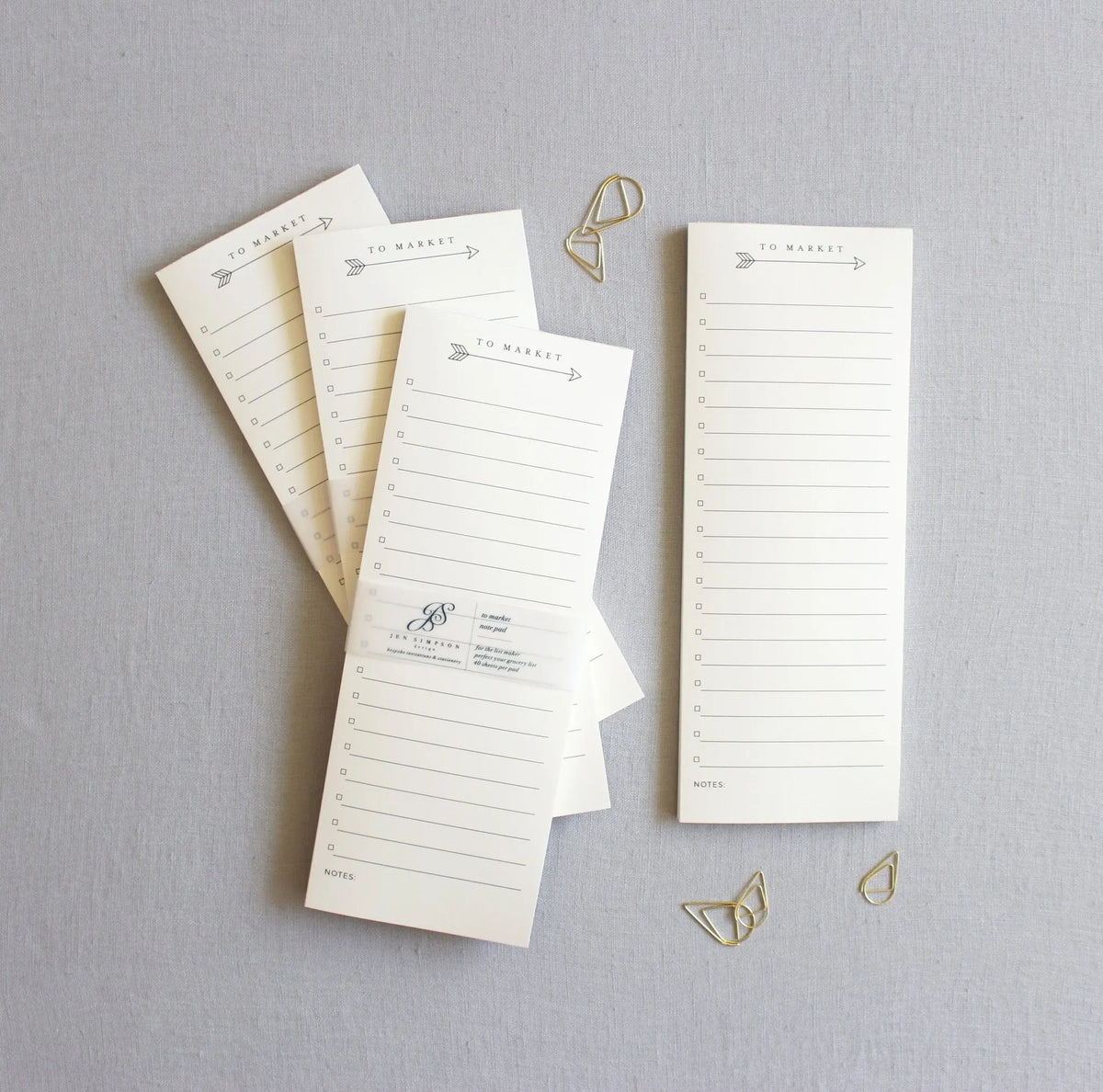 To Market // Notepad Jen Simpson Design, LLC