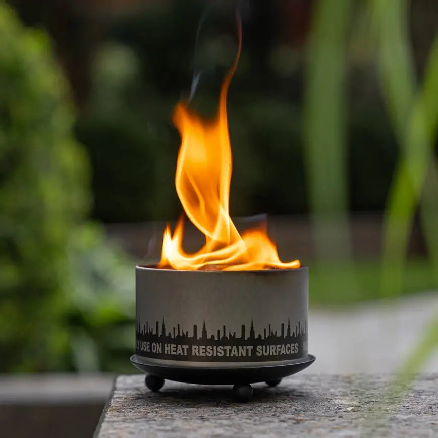 Trivet/Candle Holder City Bonfires
