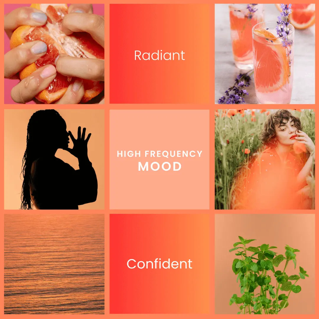 High Frequency – Grapefruit & Mint Room Spray Vibe & Glo Candle Studio
